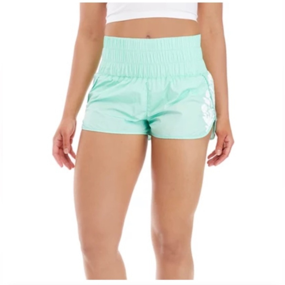 Free People FP Movement The Way Home Turquoise Mint Shorts size XS brand new